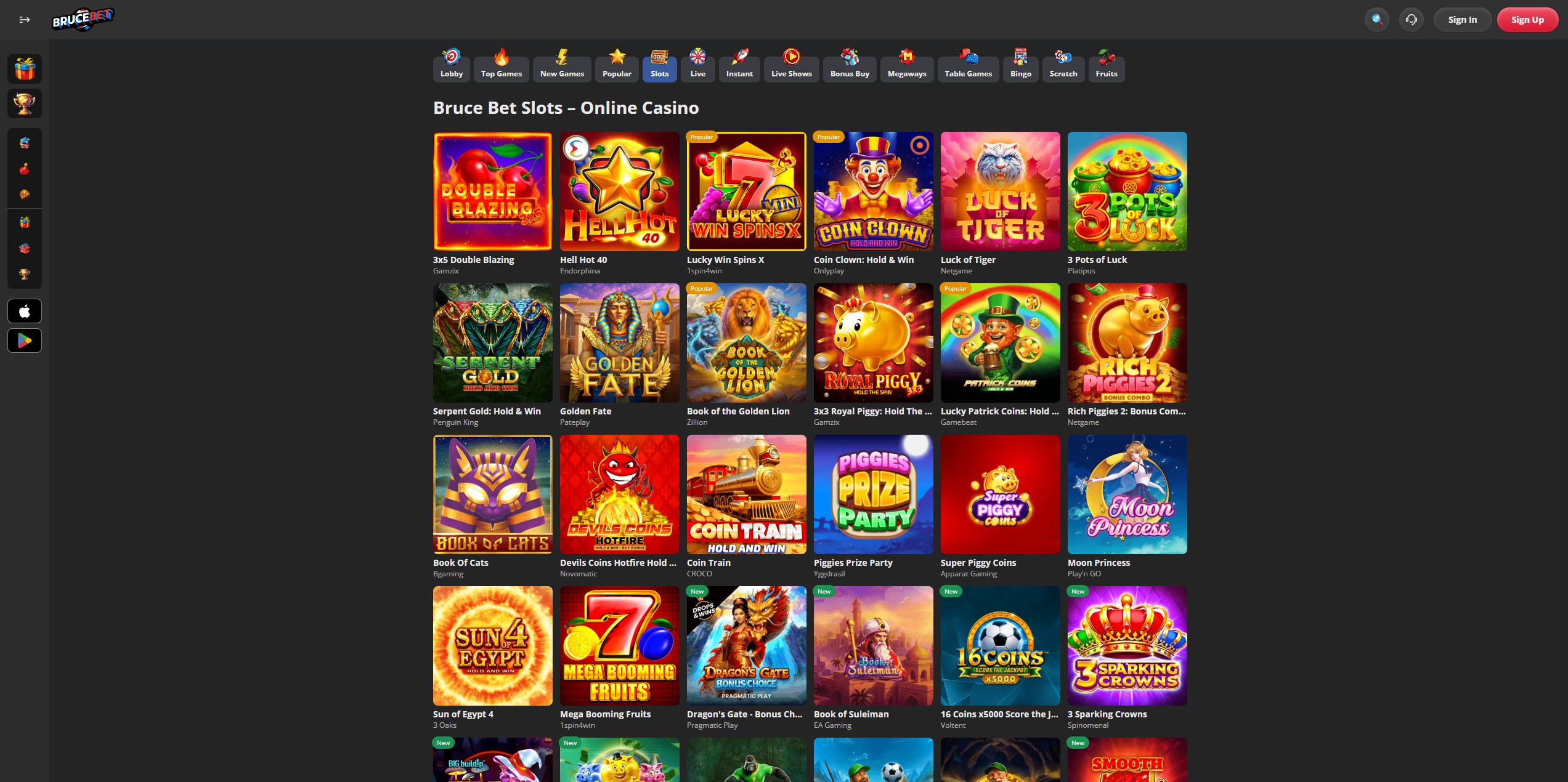 Bruce Bet screenshot 2