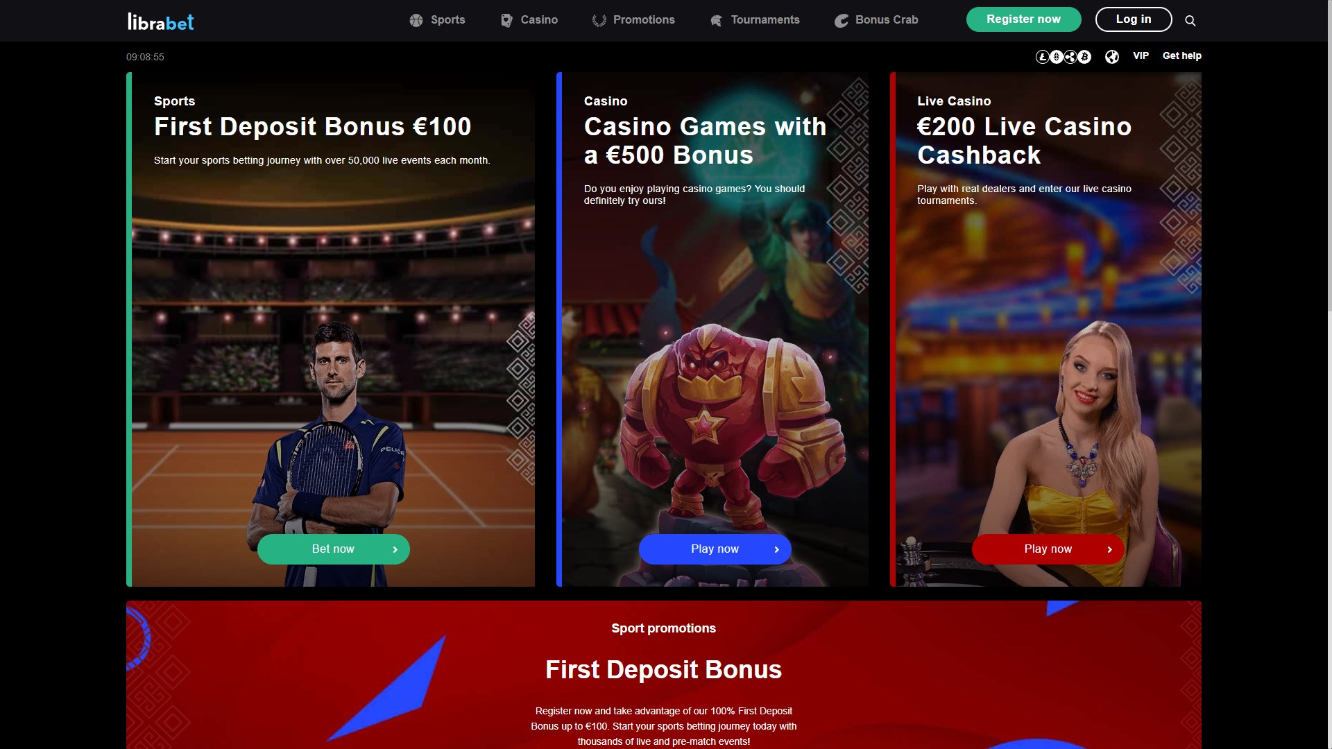Librabet screenshot 1
