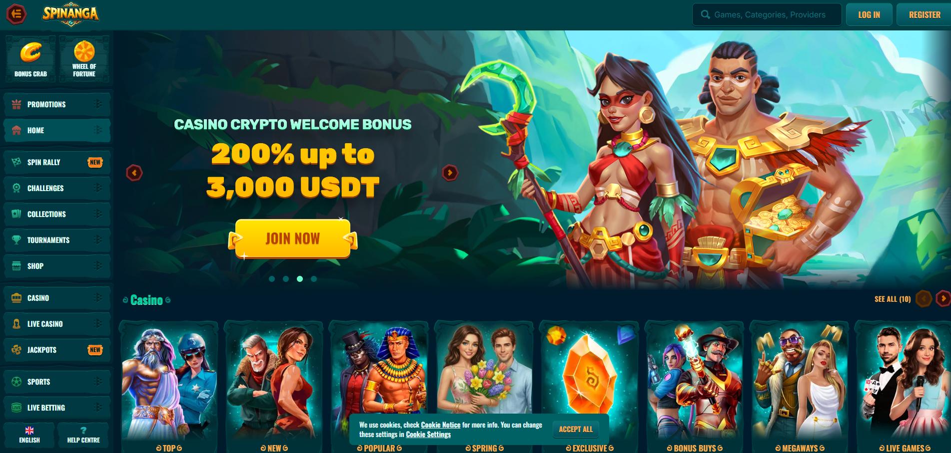 Spinanga screenshot 1