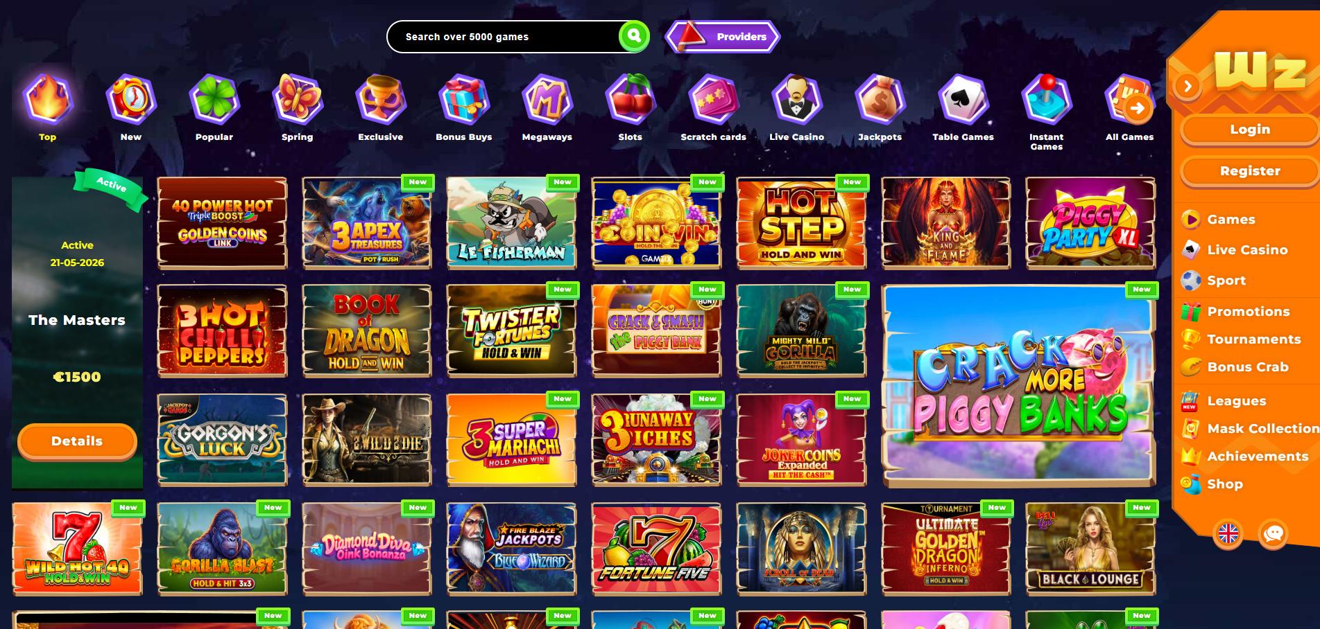 Wazamba screenshot 2