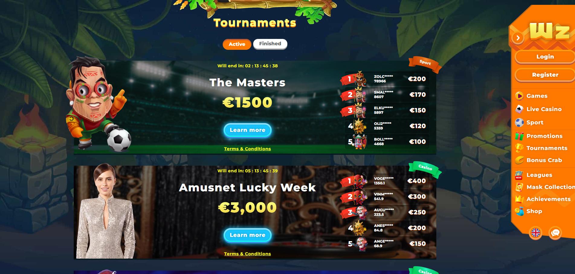 Wazamba screenshot 4